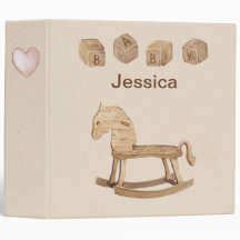 Vintage Personalised Baby Binder