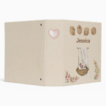 Vintage Personalised Baby Binder