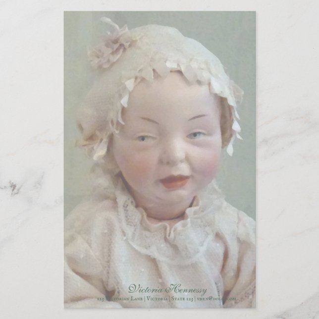 Vintage Personalised Victorian Ancient Girl Doll (Front)