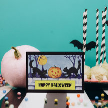 Vintage Personalizable Cats Pumpkin Halloween