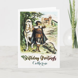 Vintage Personalized Birthday Card