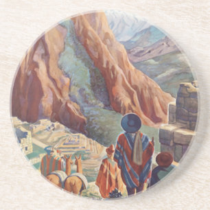 Vintage Peru of the Incas via Pan American Travel Coaster