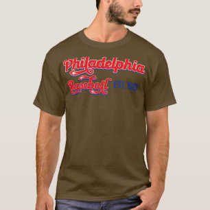 Vintage Philadelphia Baseball Est 1883 Baseball Lo T-Shirt