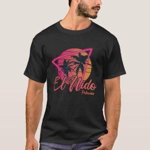 Vintage Philippines Vacation Travel Asia El Nido P T-Shirt