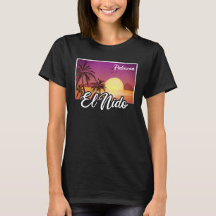 Vintage Philippines Vacation Travel Asia El Nido P T-Shirt
