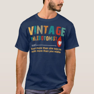 Vintage Phlebotomist T-Shirt