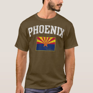 Vintage Phoenix Arizona Flag Arizonian Home Love T-Shirt