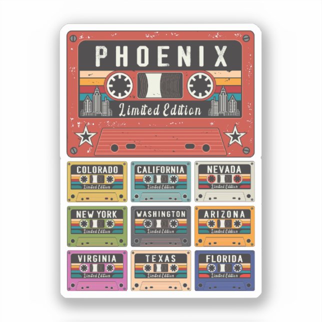 Vintage Phoenix City travel (Front)