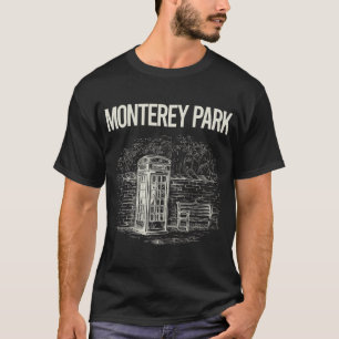 Vintage Phone Booth Monterey Park T-Shirt