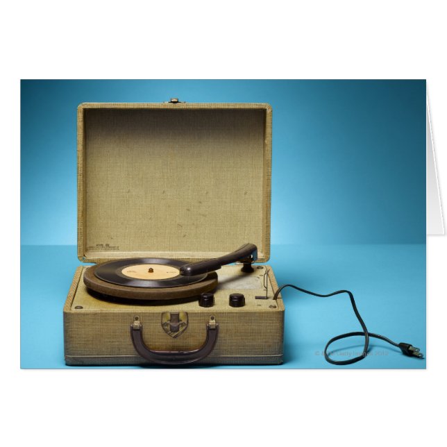 Vintage Phonograph (Front Horizontal)