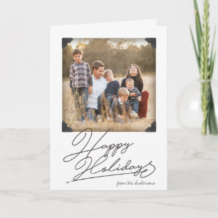 Vintage Photo Album Holiday Photo Card