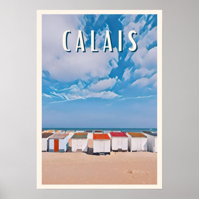 Vintage Photo Calais Poster (Front)