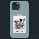 Vintage photo collage typography modern Case-Mate<br><div class="desc">Trendy vintage retro photo typography modern simple stylish phone case design. Background colour can be changed.</div>