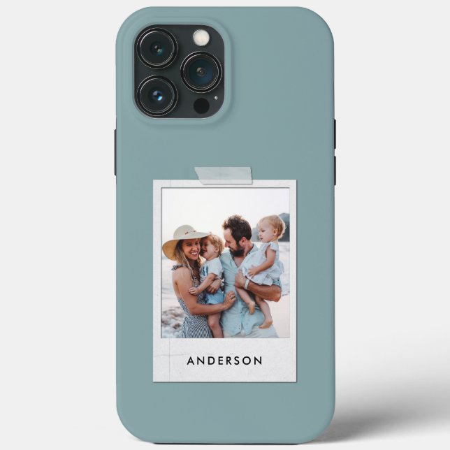 Vintage photo collage typography modern Case-Mate  iPhone Case (Back)