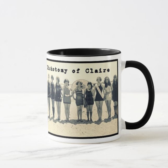 Vintage Photo "Dichotomy of Claire" Logo Mug (Right)