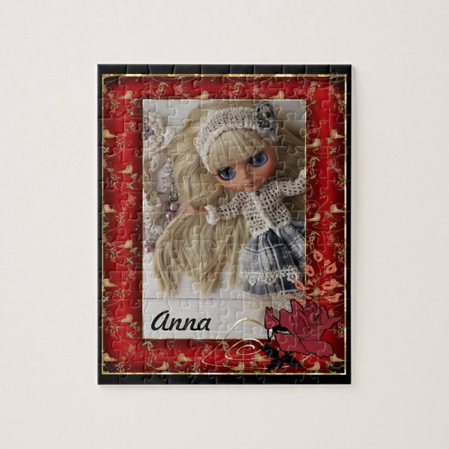 vintage photo frame, vintage, retro, photo frame jigsaw puzzle (Vertical)