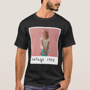 Vintage Photo Nostalgic Birthday Custom Year T-Shirt