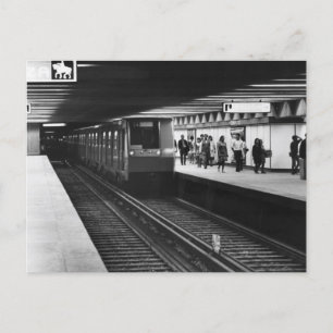 vintage photo of Mexico City Metro Postcard