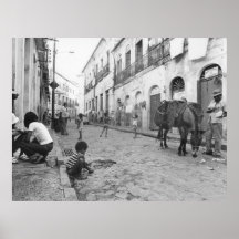 Vintage Photo of Salvador City Brazil