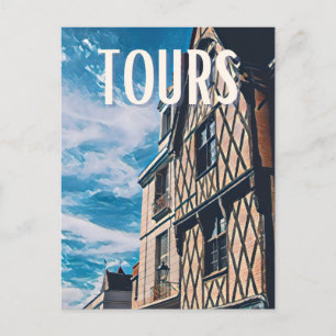 Vintage Photo Towers Postcard
