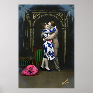 Vintage Photo Valentine Poster