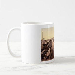 Vintage photochrom image Ryde Isle of Wight Pier Coffee Mug
