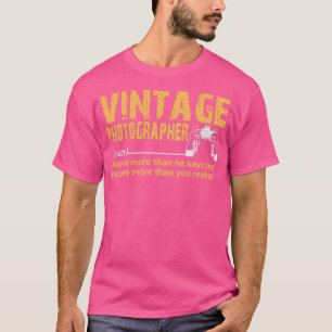 Vintage Photographer T-Shirt