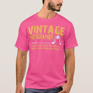 Vintage Photographer T-Shirt