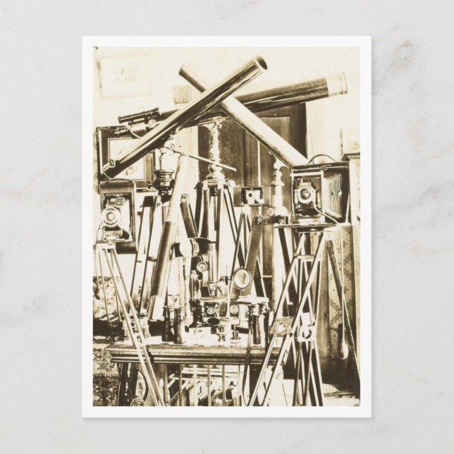 Vintage Photographic Equipment Postcard (Front)