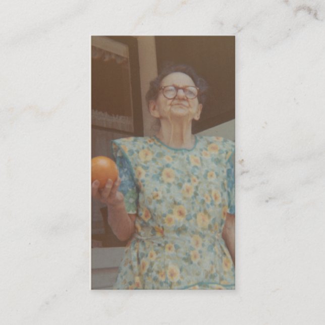 vintage photographs (grandma josephine) business card (Front)