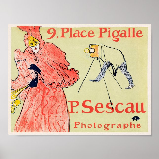 Vintage Photography Advertisement Poster (Front)