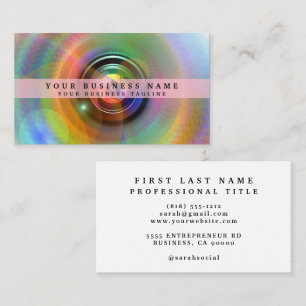 Vintage Photography Camera Business Card