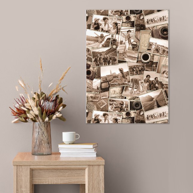 Vintage Photography Collage Sepia ID1066 Photo Print (Creator Uploaded)