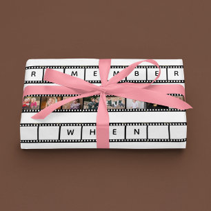 Vintage Photography Film Negative Frame Wrapping Paper