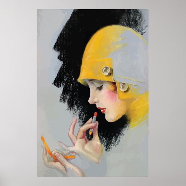 Vintage Photoplay Cover Art 1927 Poster (Front)