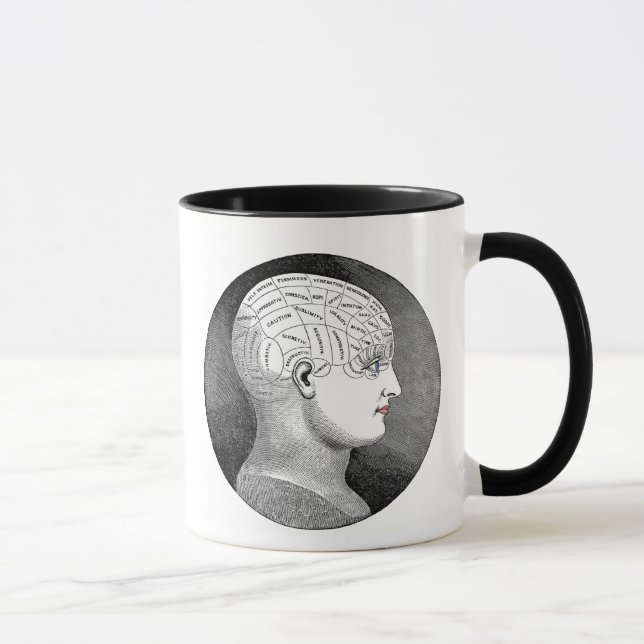 Vintage Phrenology Gift Mug (Right)
