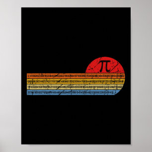 Vintage Pi Day 3.14 - Funny Math Teacher Student G Poster