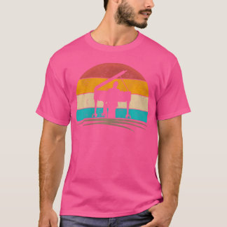Vintage Pianist Retro 70s Distressed Piano Player  T-Shirt