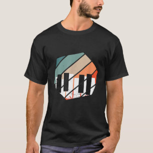 Vintage Piano Pianist Keyboard Sound Music Instrum T-Shirt