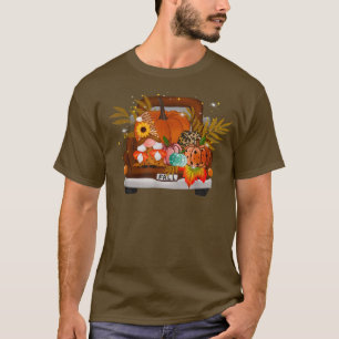 Vintage Pick Up Truck Graphic Fall Autumn Women's  T-Shirt