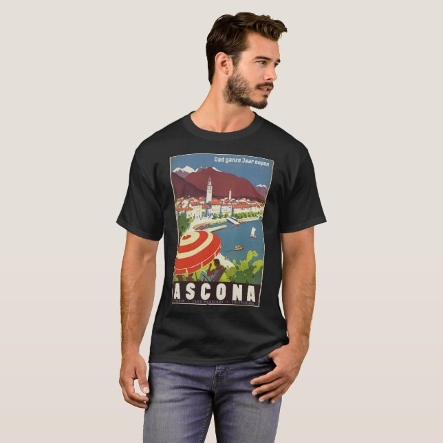 vintage picture ASCONA T-Shirt (Front Full)