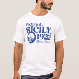 Vintage Picture It Sicily 1922 T-Shirt