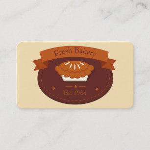 Vintage Pie Bakery Business Card