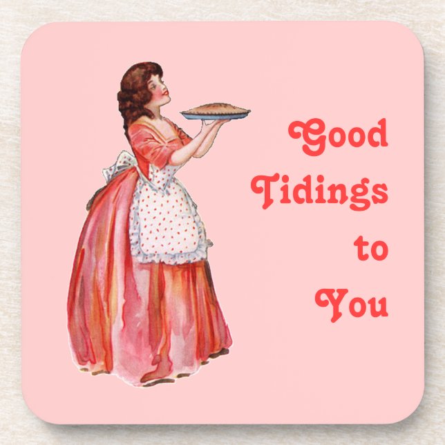 Vintage Pie-maker Coaster (Front)