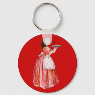 Vintage Pie Maker Key Ring