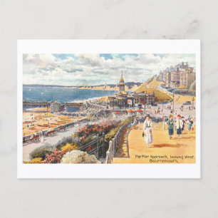 Vintage Pier Approach, Bournemouth Postcard