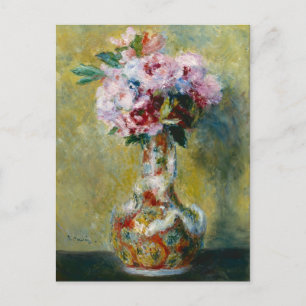 Vintage Pierre Auguste Renoir Bouquet in a Vase Postcard