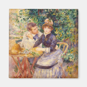 Vintage Pierre Auguste Renoir In The Garden Magnet
