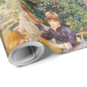 Vintage Pierre Auguste Renoir In The Garden Wrapping Paper