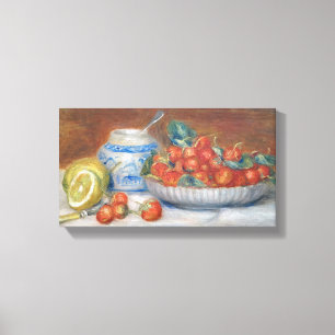 Vintage Pierre Auguste Renoir  Strawberries Canvas Print